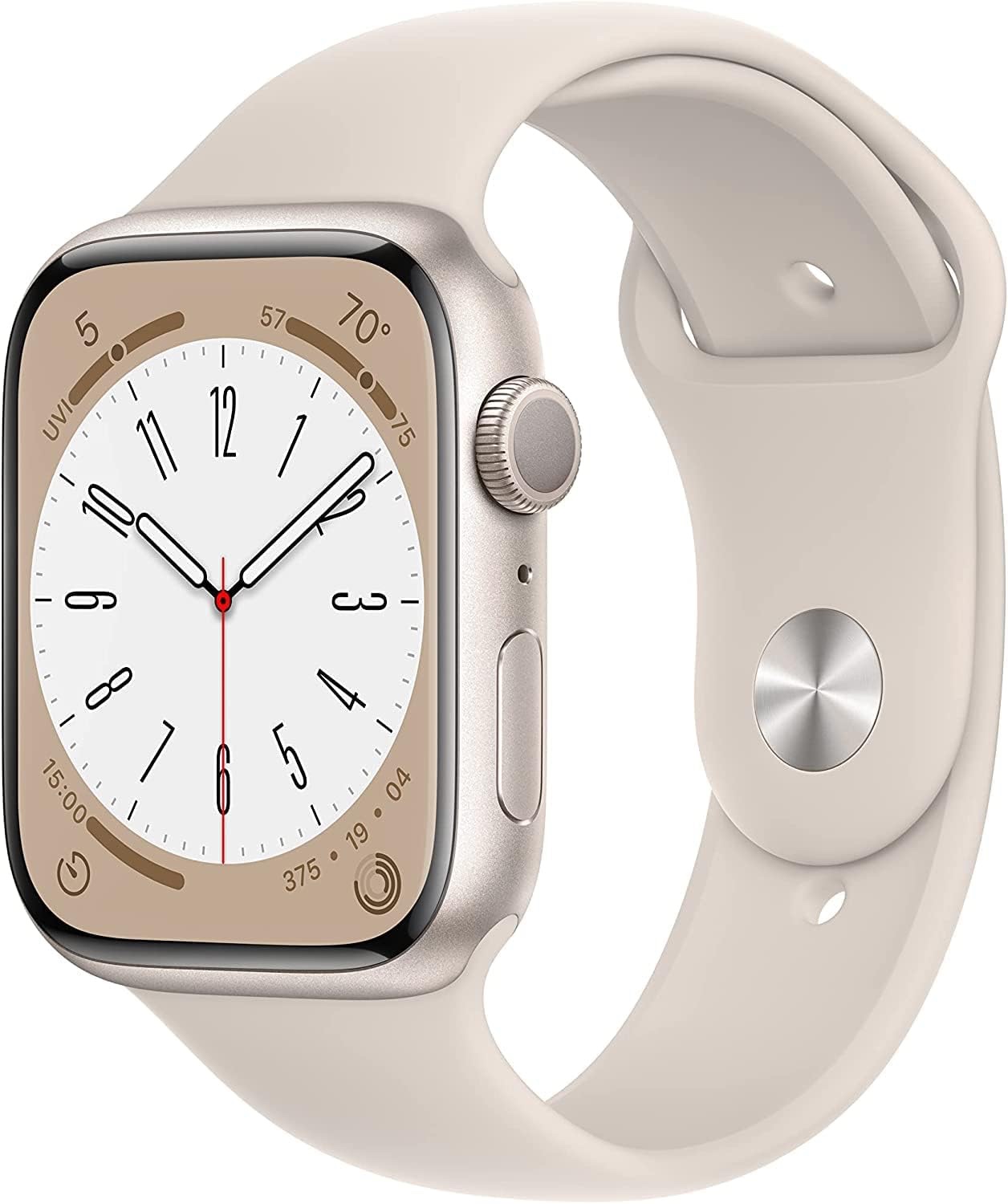 Pre-owned Apple Watch Series 8 41mm GPS Starlight Aluminium Case